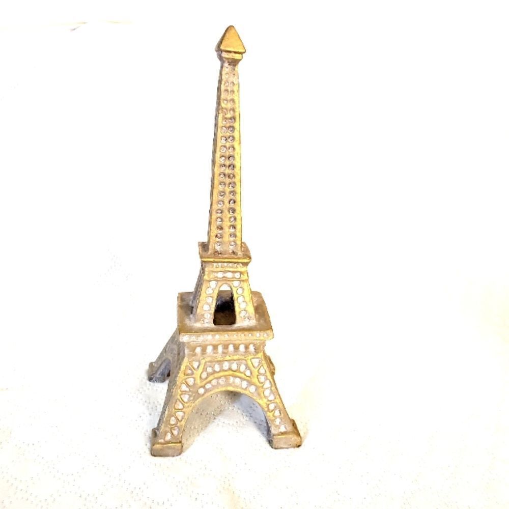 Gold Eiffel Tower Tabletop Accent NWOT